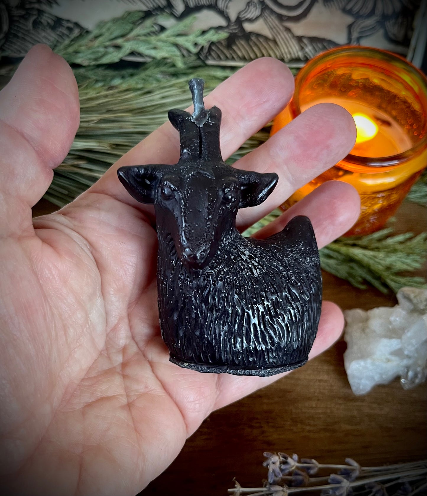 A Goat for Azazel Candle