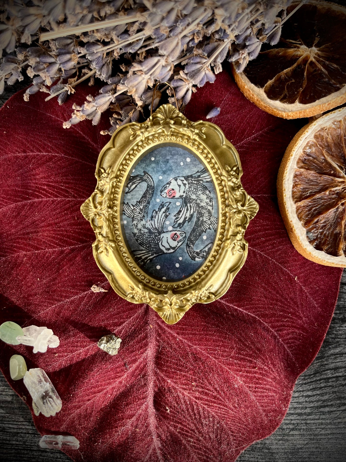 Pisces mini painting