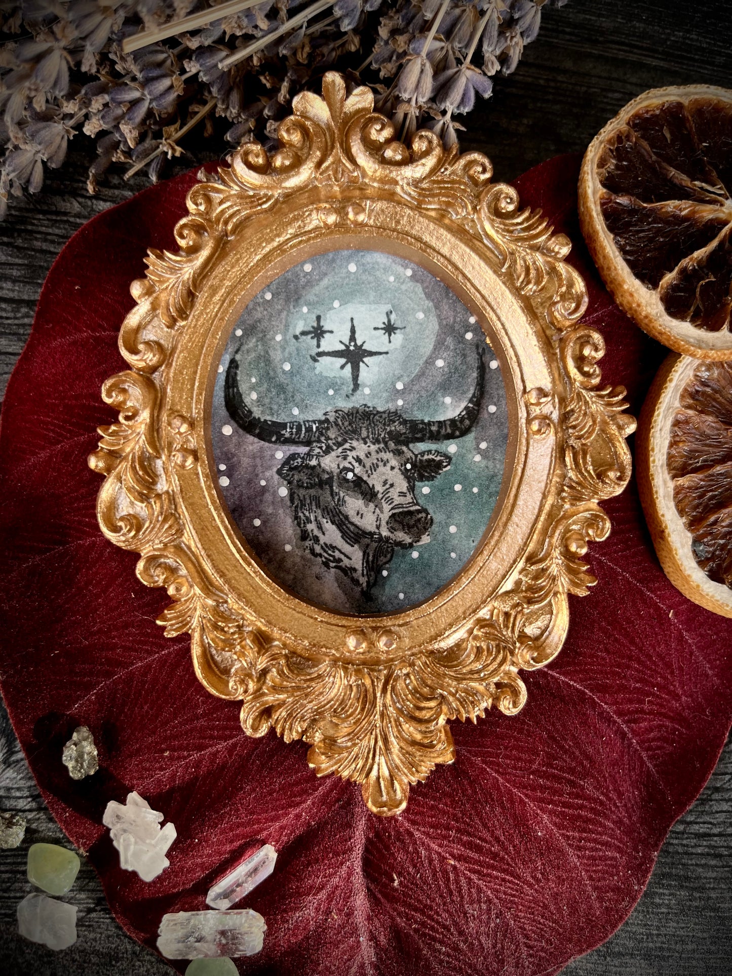 Taurus mini painting