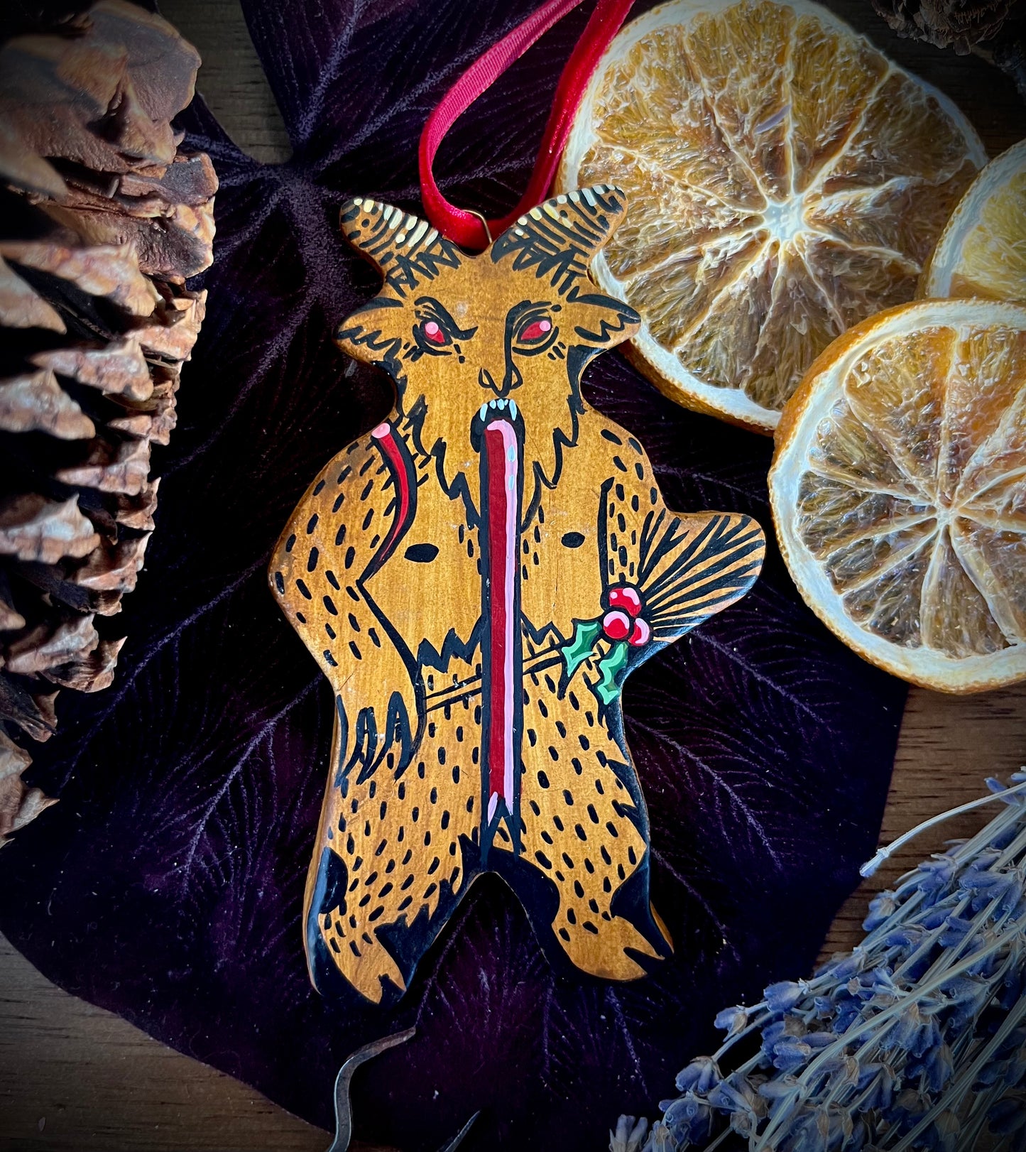 Krampus wall hanging/ornament