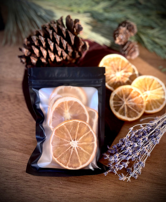 Dehydrated orange slices / 6 slices
