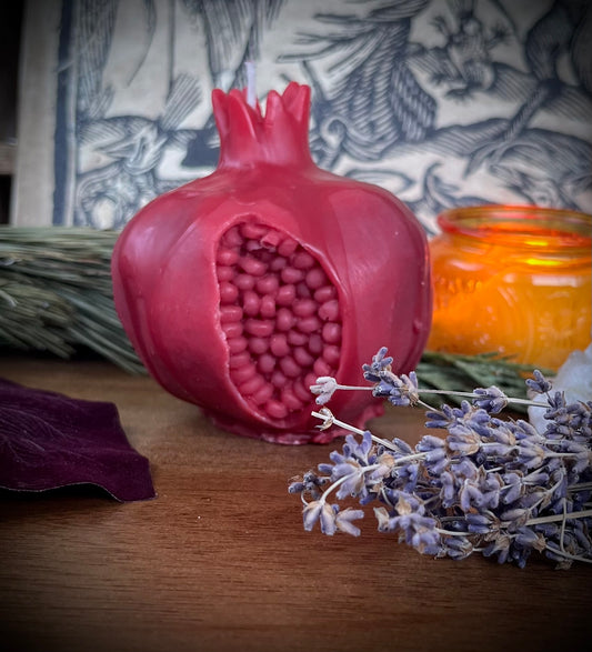 Persephone’s Pomegranate Candle