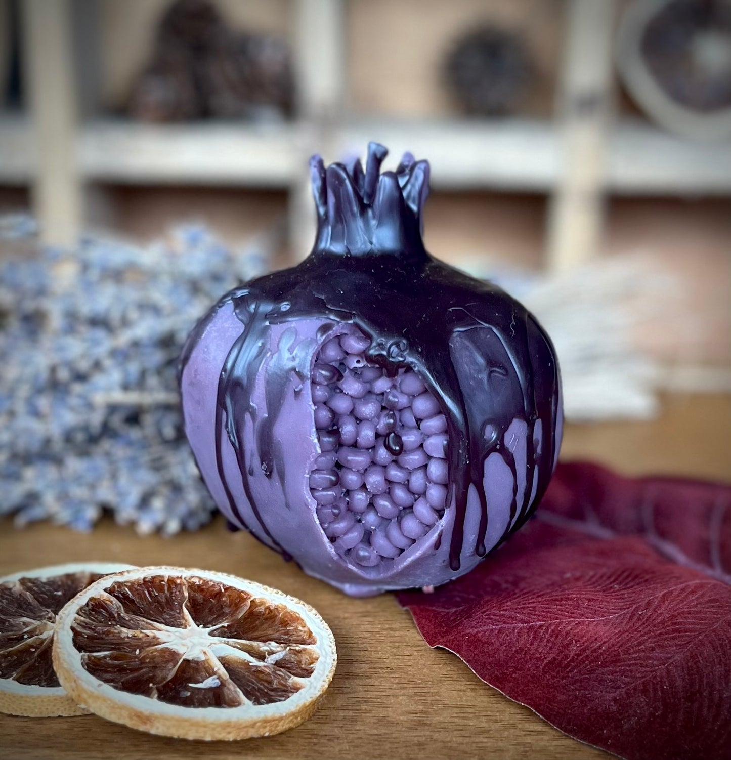 Persephone’s Pomegranate Candle