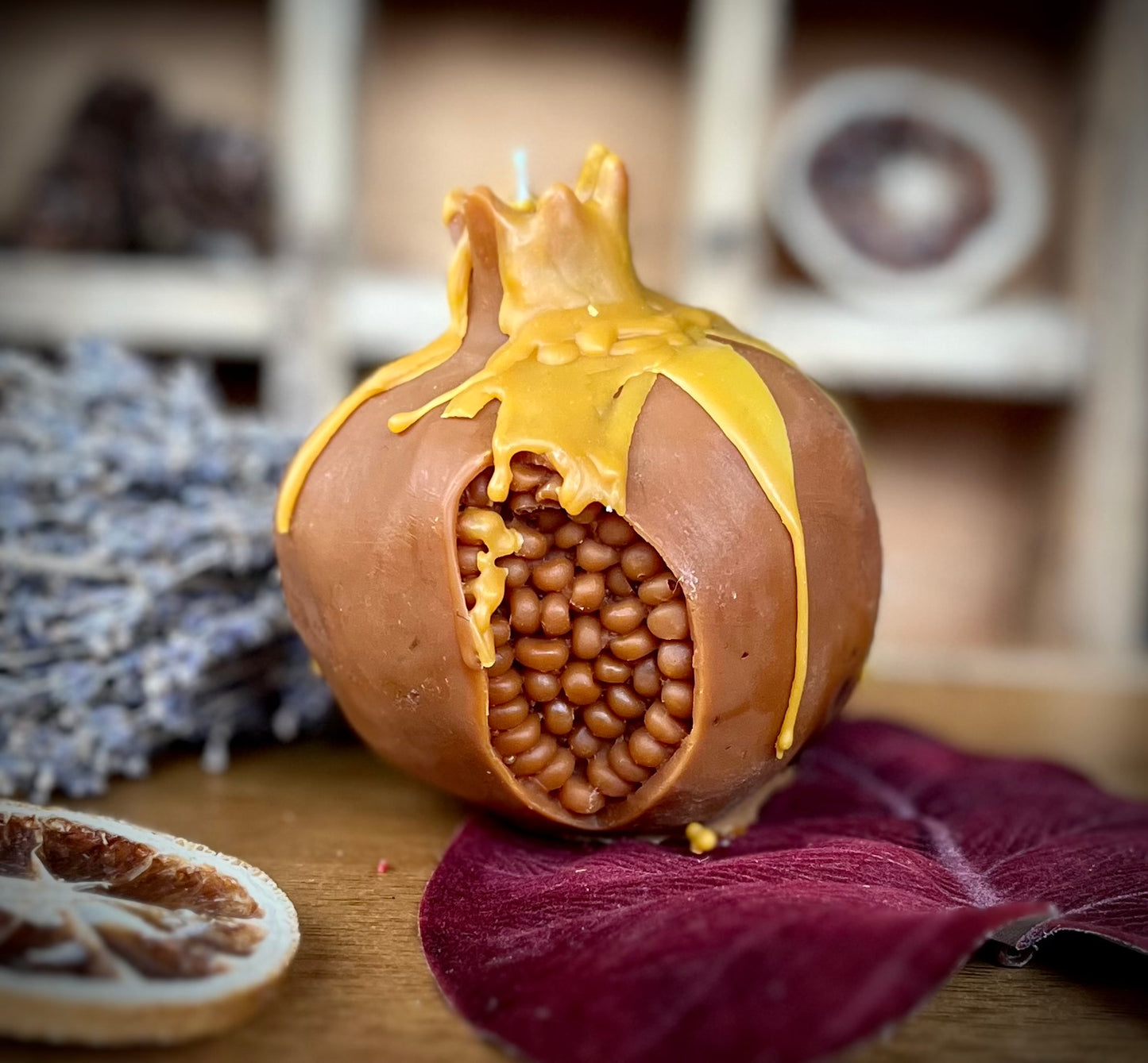 Persephone’s Pomegranate Candle