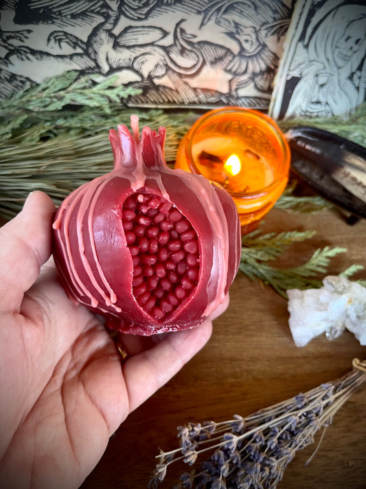 Persephone’s Pomegranate Candle