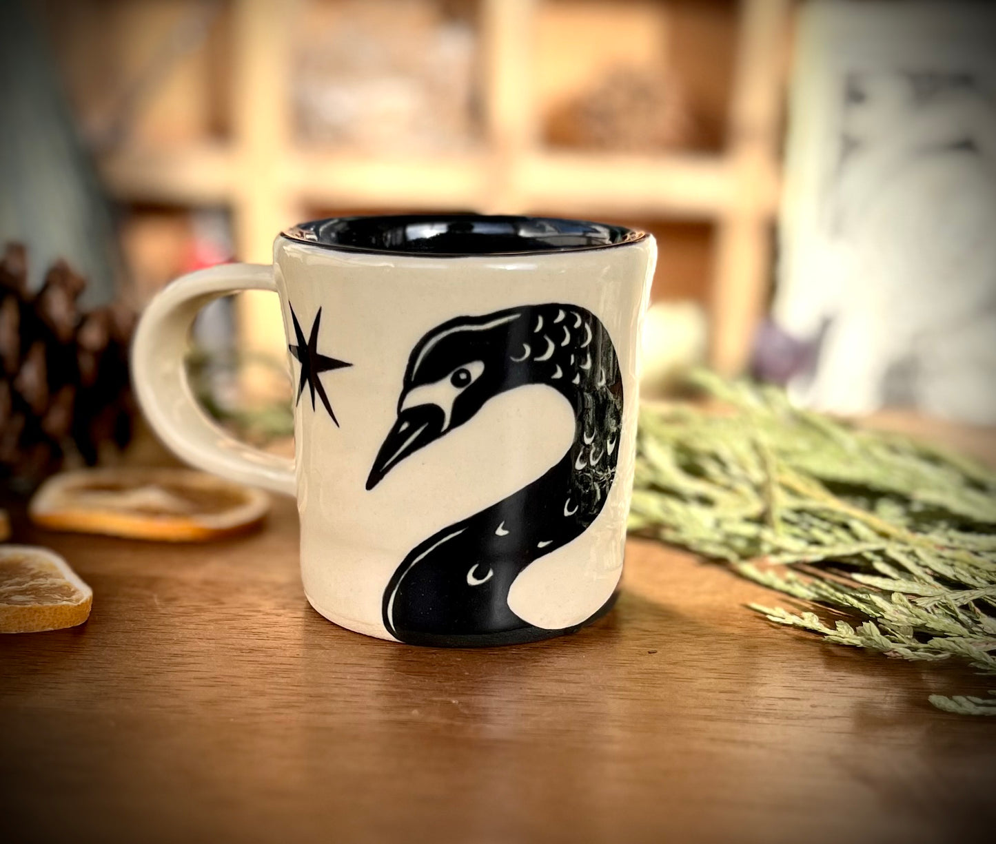 Black Swan Tea Cup