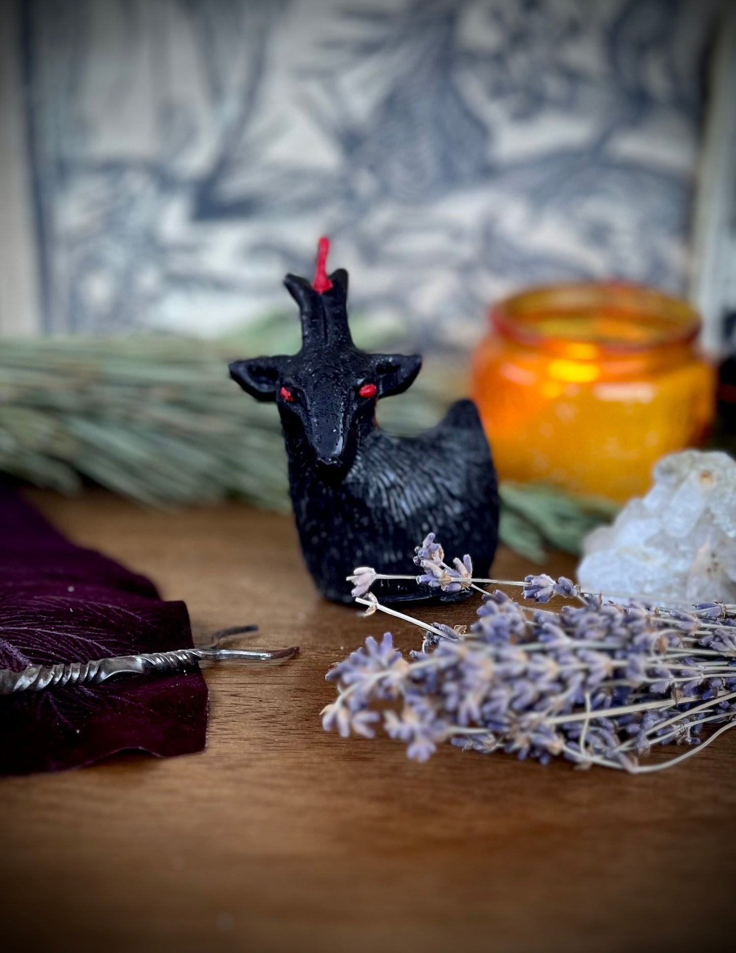 A Goat for Azazel Candle