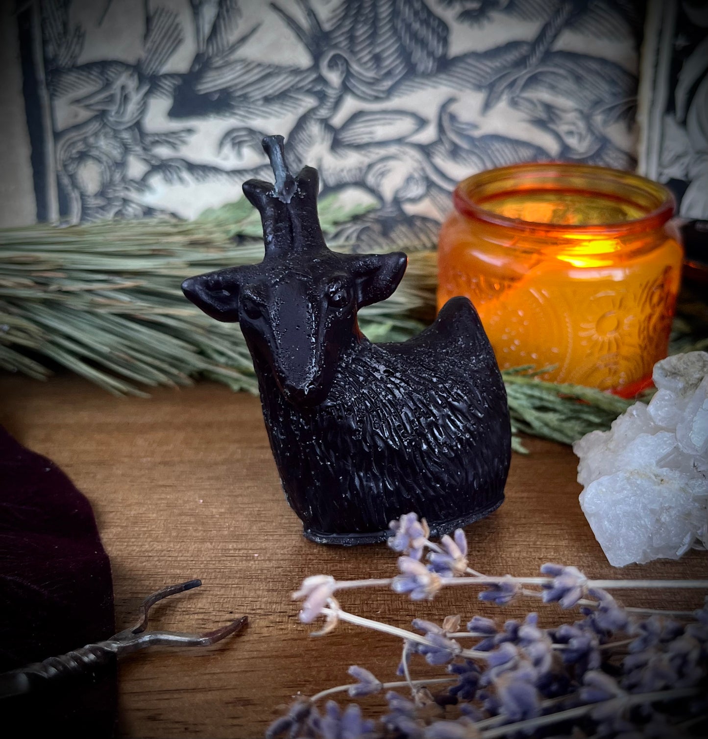 A Goat for Azazel Candle