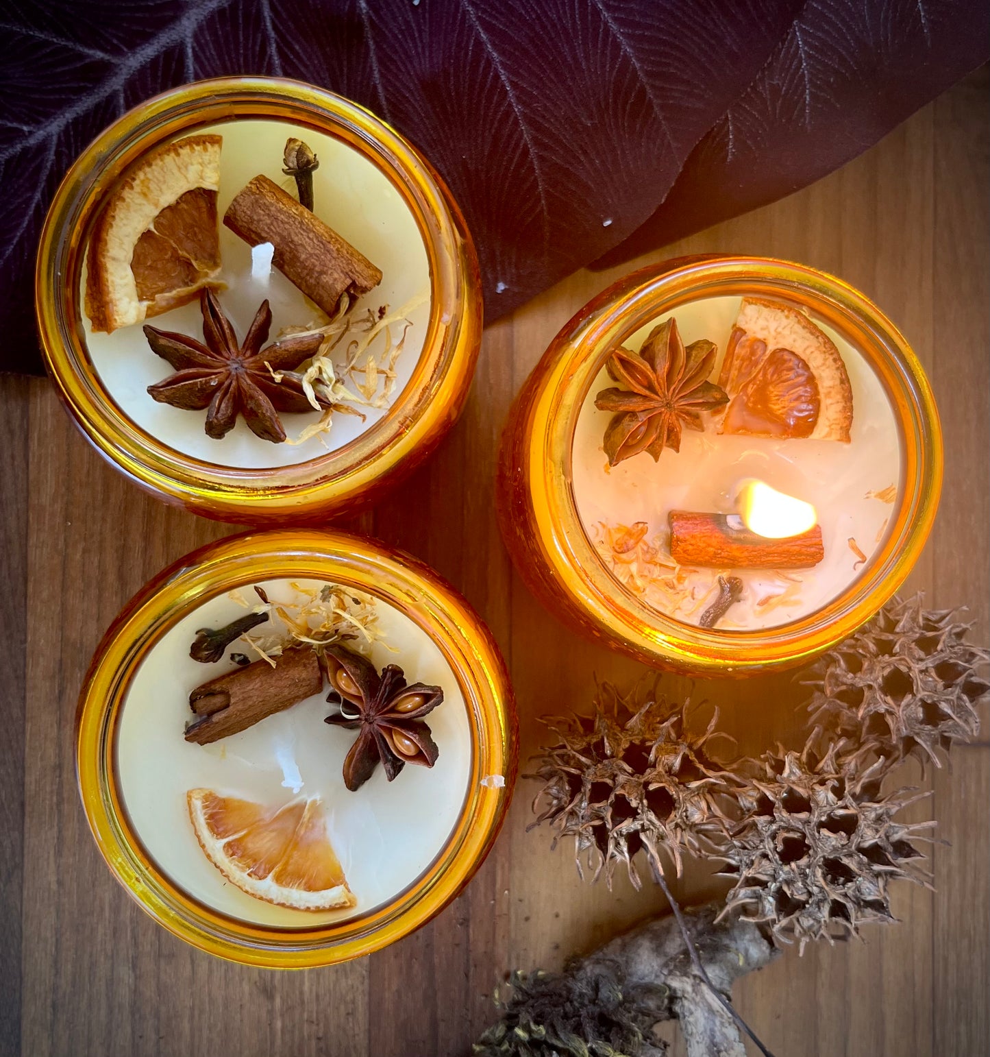 Harvest Moon candle