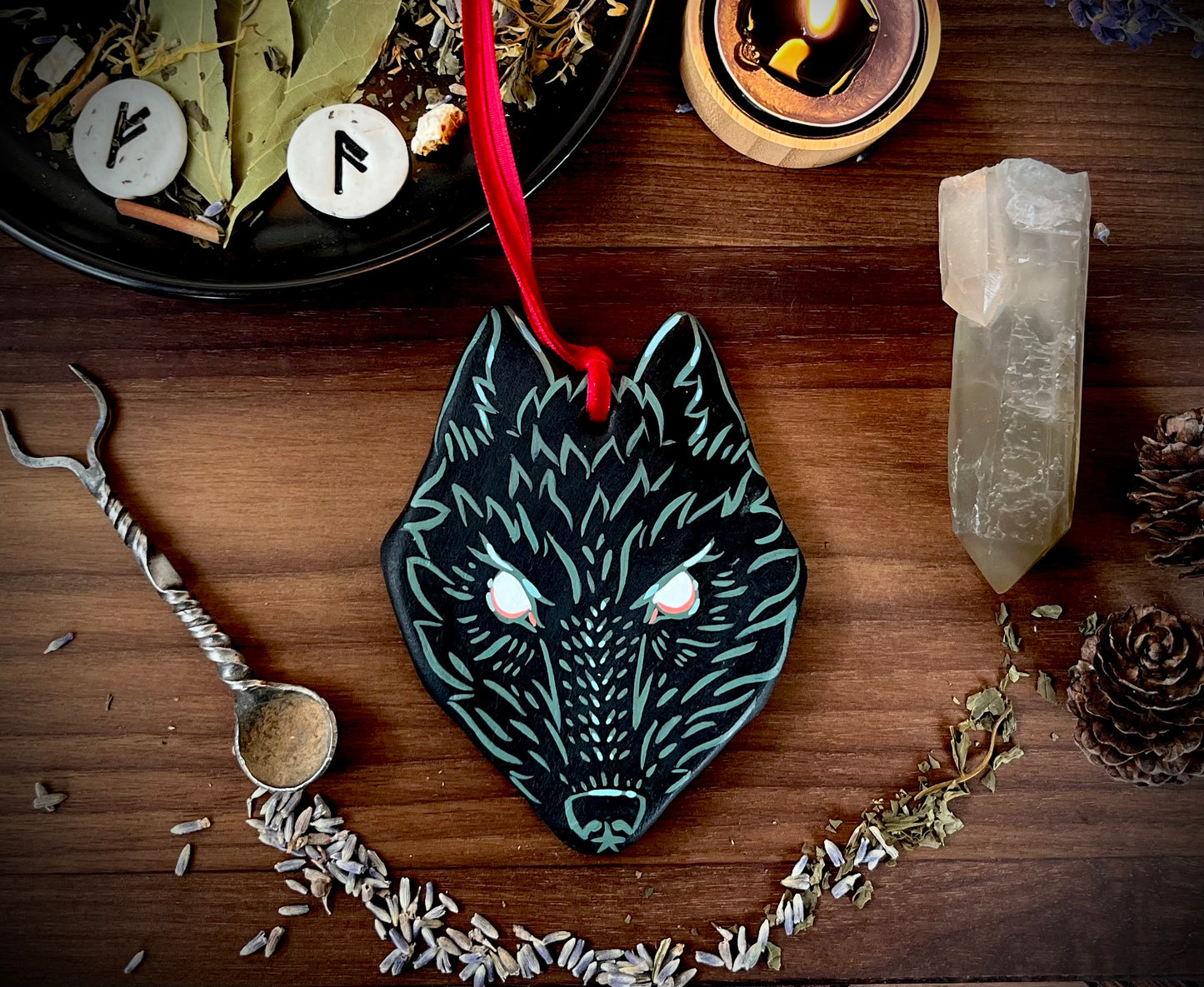 Wolf altar art