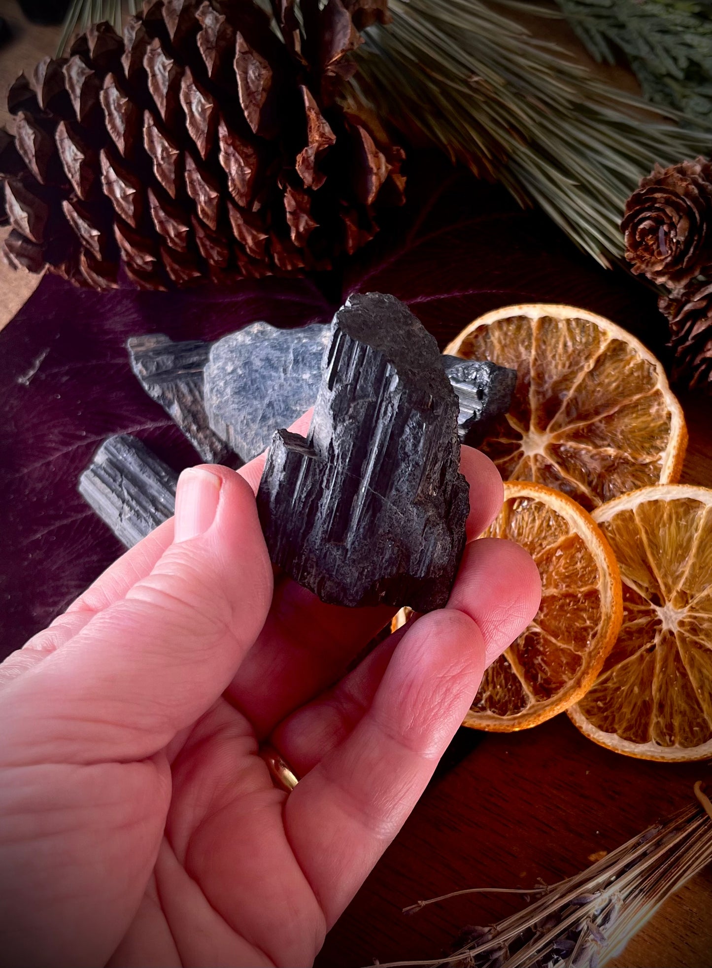 Chunk of black tourmaline