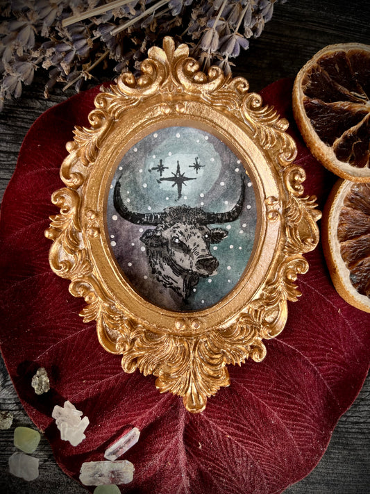 Taurus mini painting