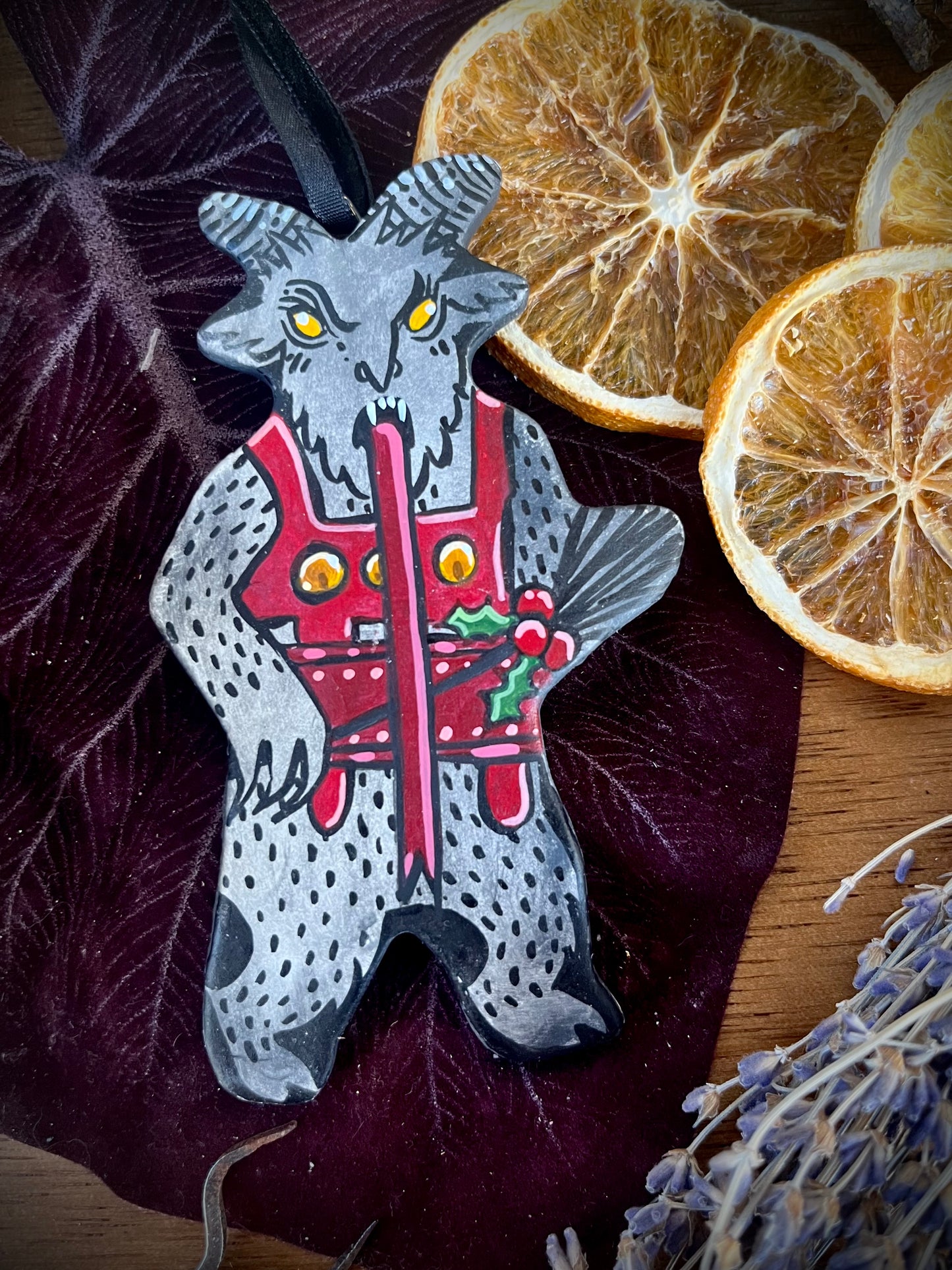 Krampus wall hanging/ornament