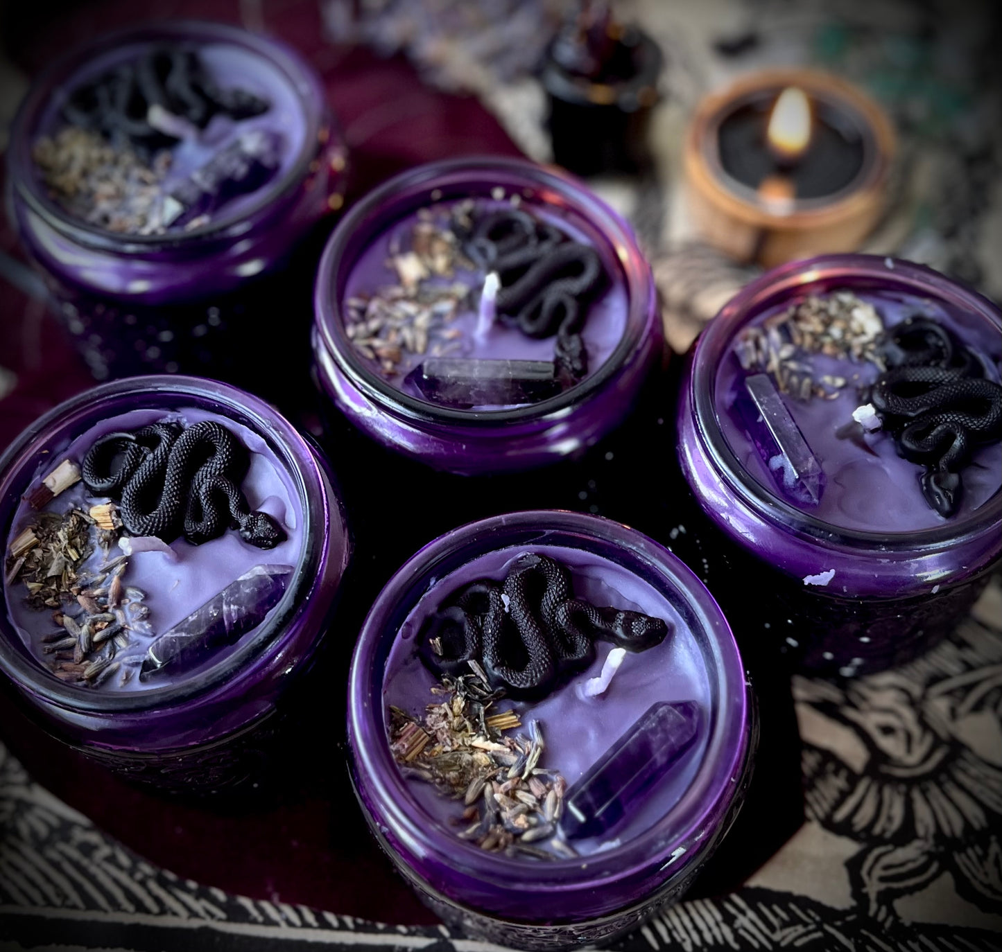 The Serpent’s Path candle